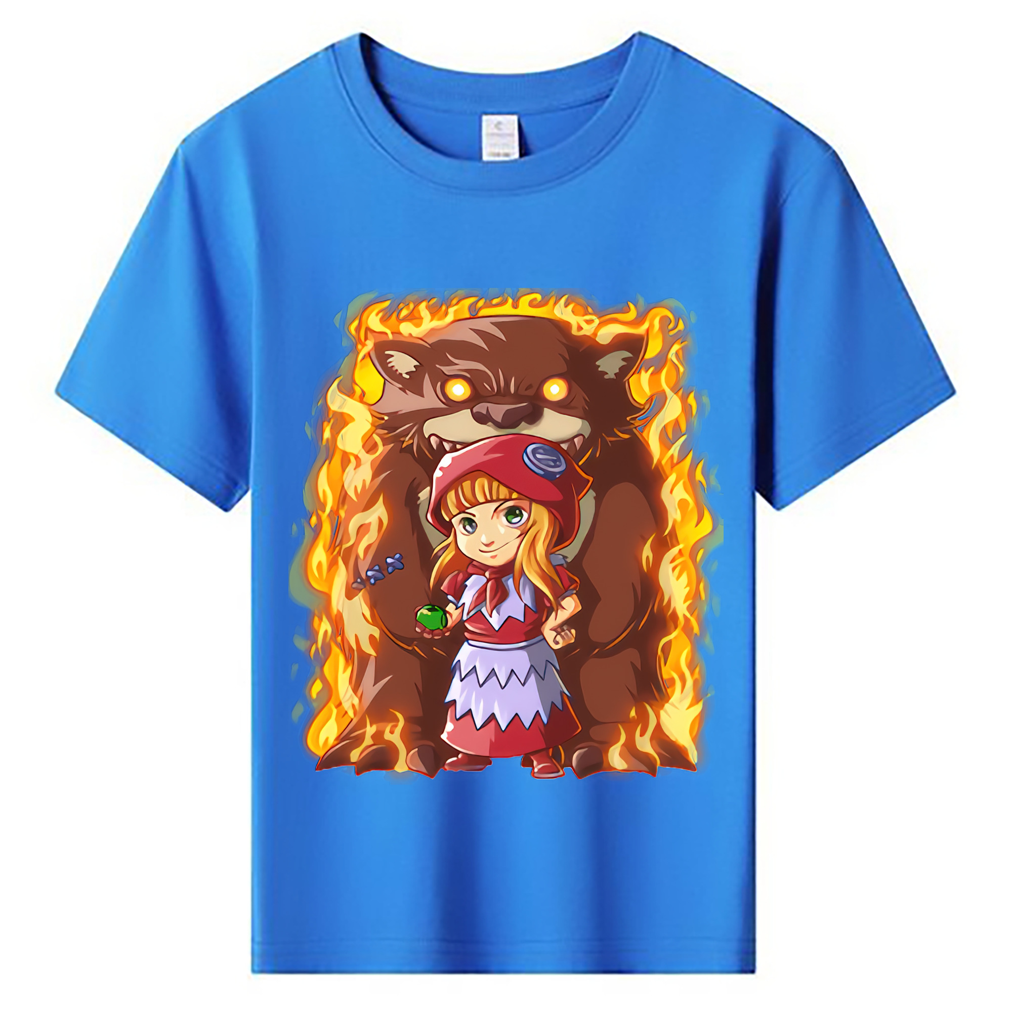 （画像用） リーグ・オブ・レジェンド League of Legends LOL 綿100％キッズTシャツ（フロントプリント）